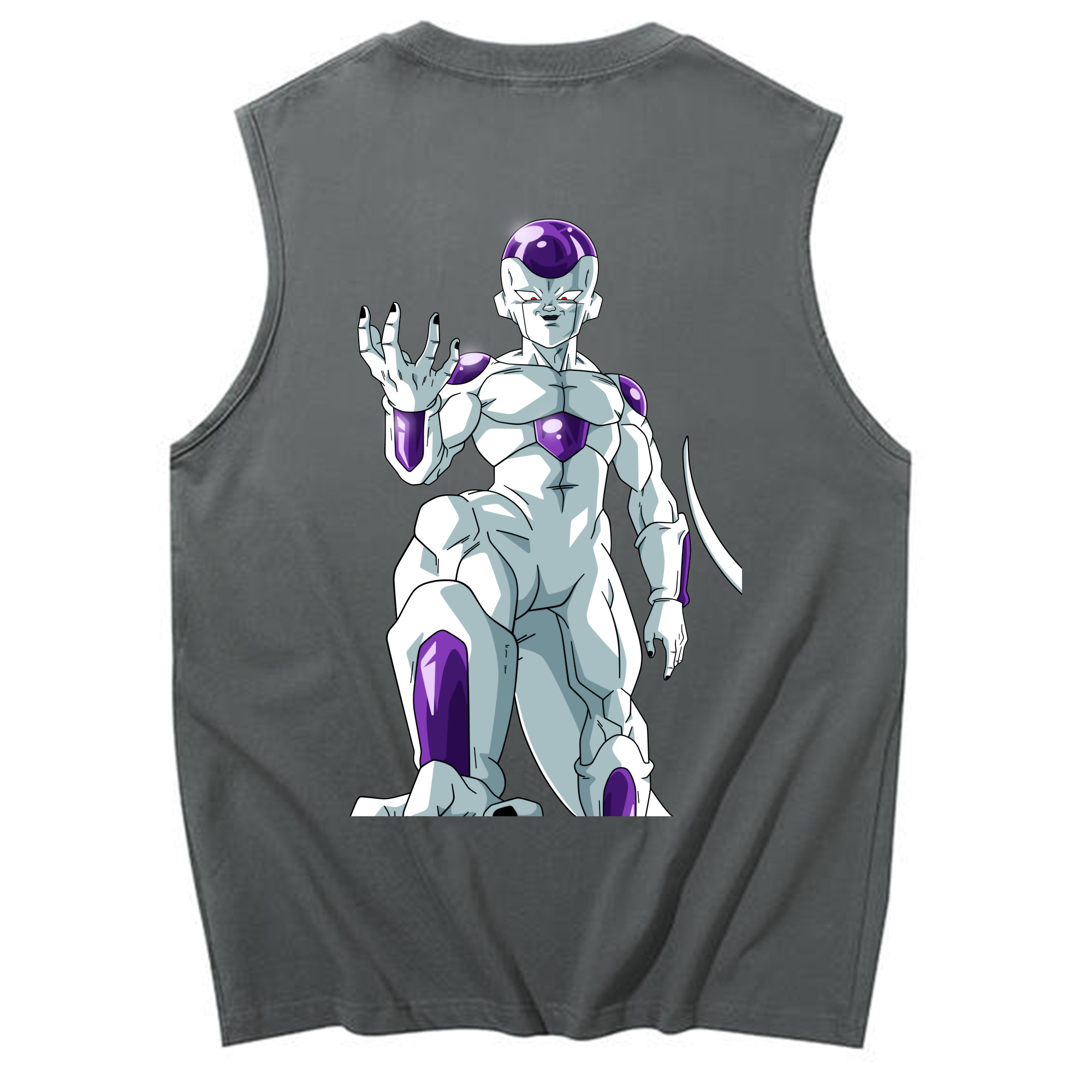 （画像用） ドラゴンボール フリーザ DRAGON BALL Frieza コットン100％タンクトップ（背面プリント）